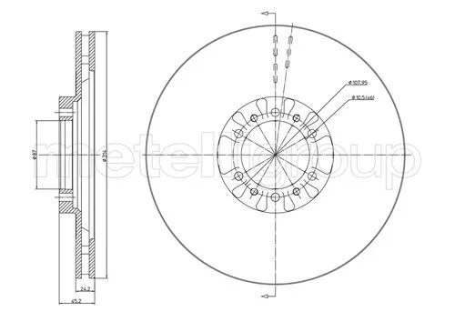 Brake Disc (DF368)