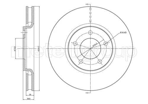 Brake Disc (DF971)