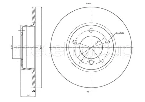 Brake Disc (DF027)