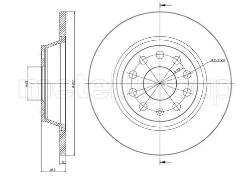 Brake Disc (DF1145)