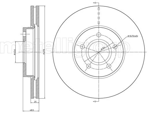 Brake Disc (DF985)