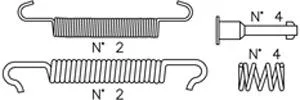 Accessory Kit, brake shoes (K372)