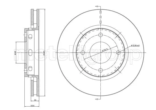 Brake Disc (DF1263)