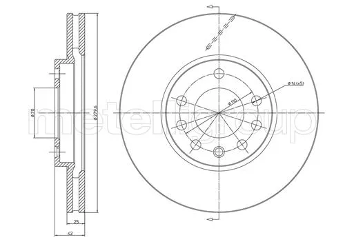 Brake Disc (DF841)