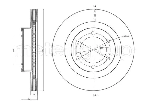 Brake Disc (DF924)