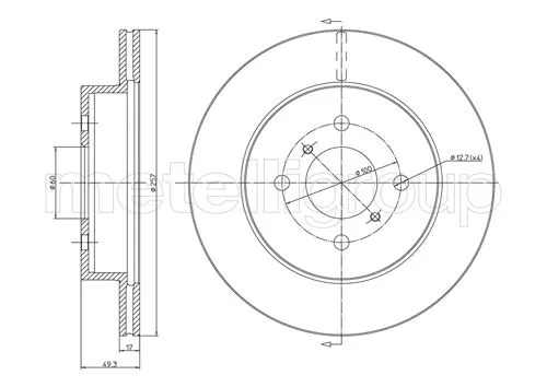 Brake Disc (DF735)