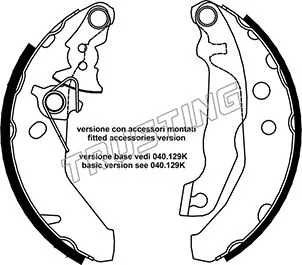 Brake Shoe Set (040.145Y)