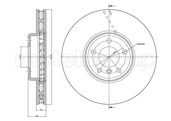 Brake Disc (DF1648)