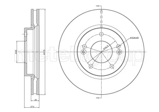 Brake Disc (DF1351)