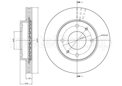 Brake Disc (DF1017)