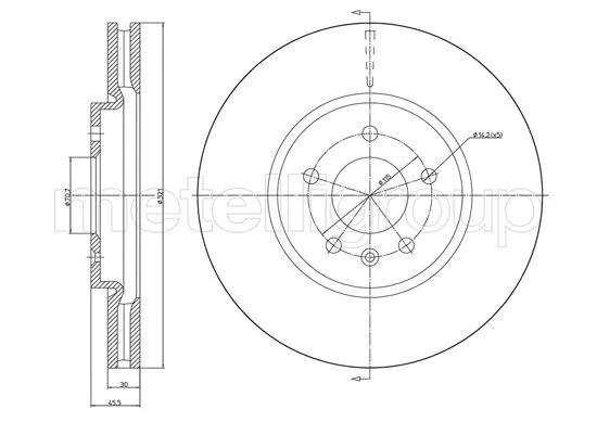 Brake Disc (DF1694)
