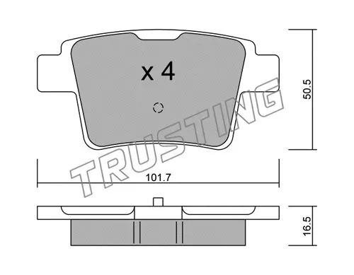 Brake Pad Set, disc brake (693.0)