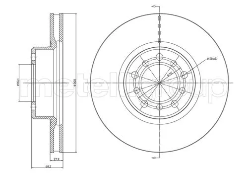Brake Disc (DF279)