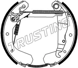 Brake Shoe Set (6008)