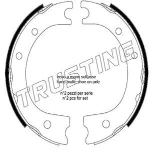 Brake Shoe Set, parking brake (253.704)