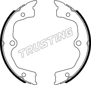Brake Shoe Set, parking brake (044.030)