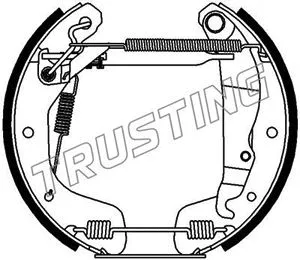 Brake Shoe Set (6233)
