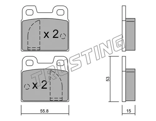 Brake Pad Set, disc brake (010.0)