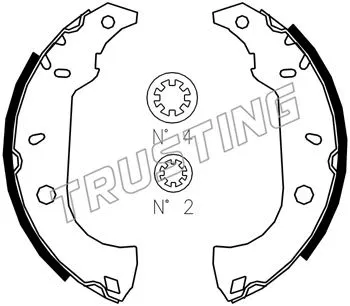 Brake Shoe Set (034.091S)