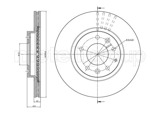 Brake Disc (DF1285)