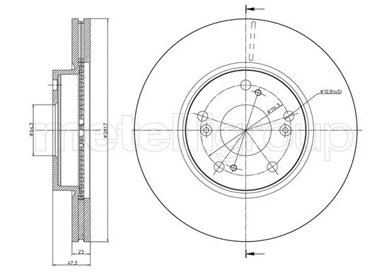 Brake Disc (DF942)