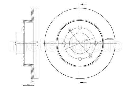 Brake Disc (DF694)