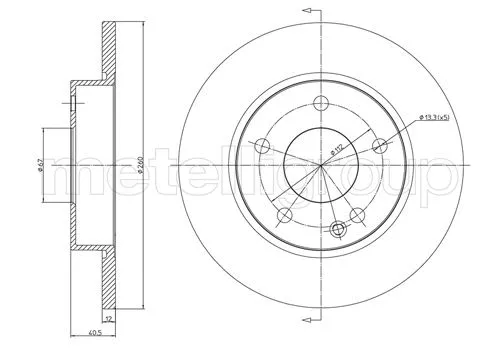 Brake Disc (DF223)