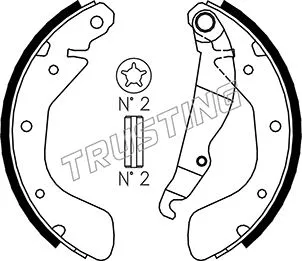 Brake Shoe Set (073.166)