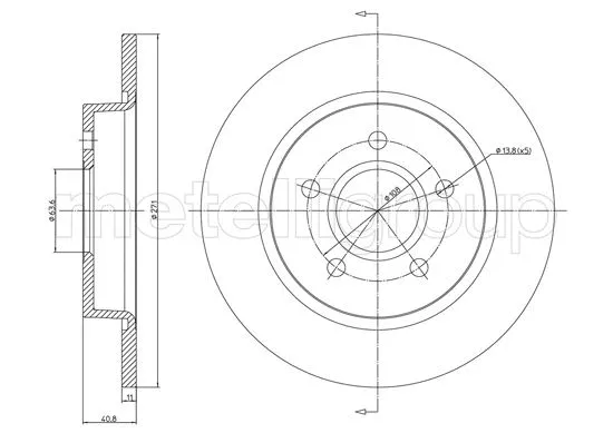 Brake Disc (DF1492)