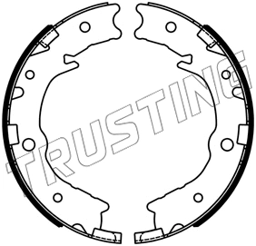 Brake Shoe Set, parking brake (253.728)