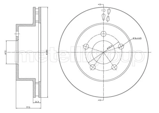 Brake Disc (DF1024)