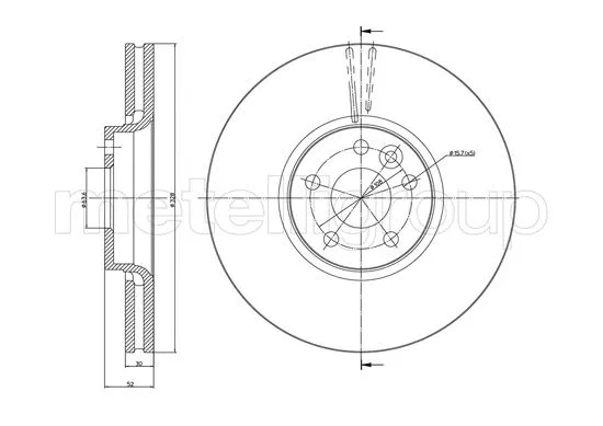 Brake Disc (DF1395)