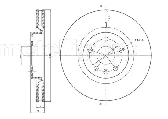 Brake Disc (DF1376)
