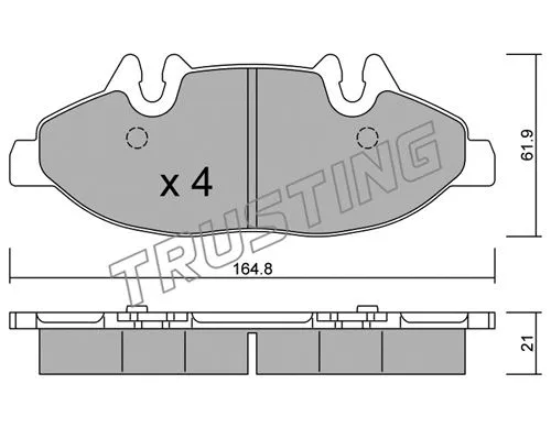 Brake Pad Set, disc brake (591.0)