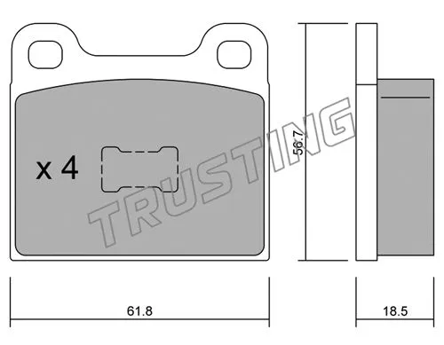 Brake Pad Set, disc brake (011.1)