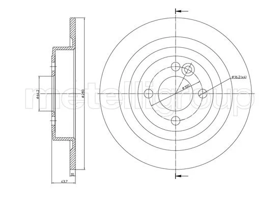 Brake Disc (DF1418)