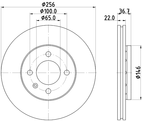 Brake Disc (8DD 355 125-391)