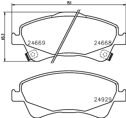 Brake Pad Set, disc brake