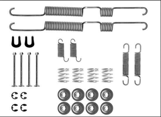 Accessory Kit, brake shoes (8DZ 355 206-061)