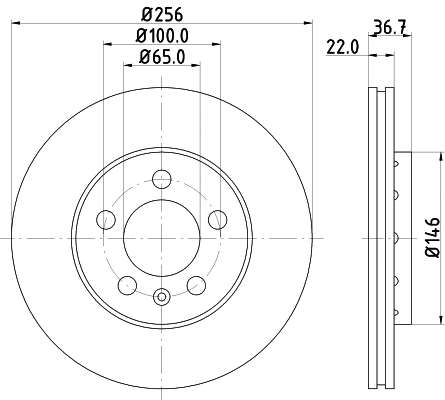 Brake Disc (8DD 355 105-361)