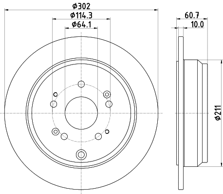 Brake Disc (8DD 355 119-221)