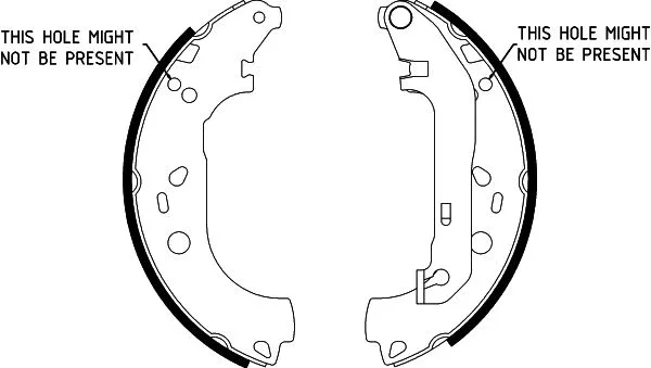 Brake Shoe Set (8DB 355 002-731)