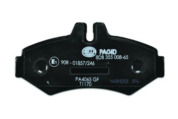Brake Pad Set, disc brake (8DB 355 008-651)