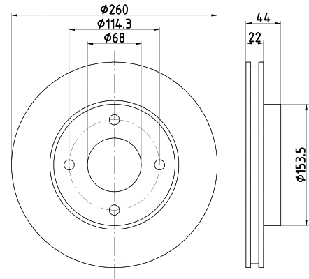 Brake Disc (8DD 355 129-901)