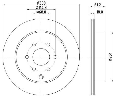 Brake Disc (8DD 355 131-392)