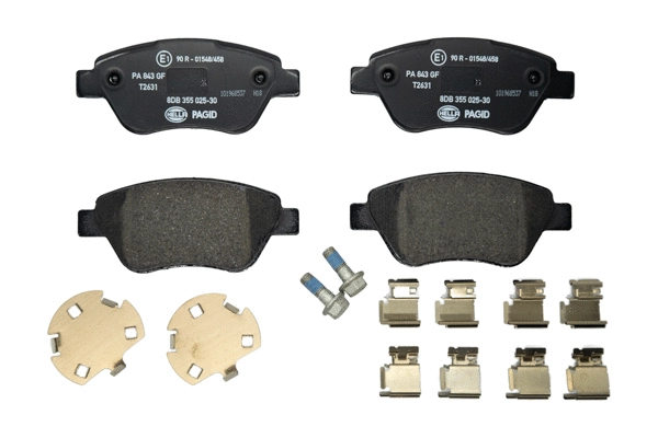 Brake Pad Set, disc brake (8DB 355 025-301)