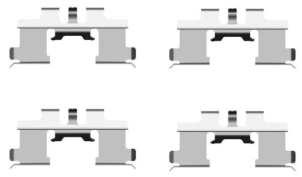 Accessory Kit, disc brake pad (8DZ 355 203-211)