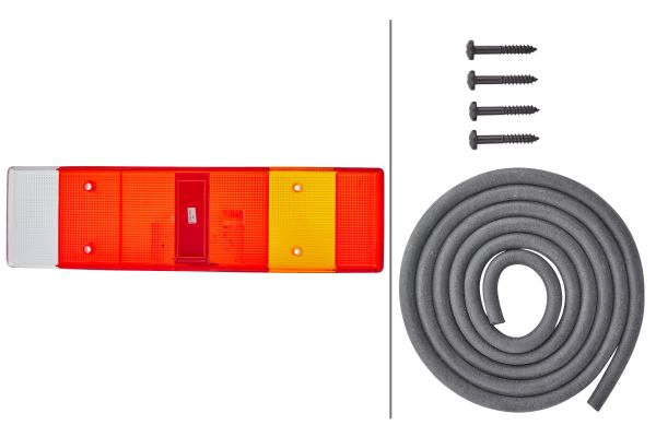 Lens, tail light assembly