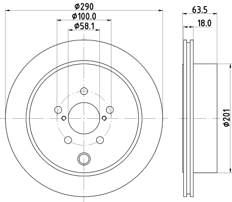 Brake Disc (8DD 355 122-281)