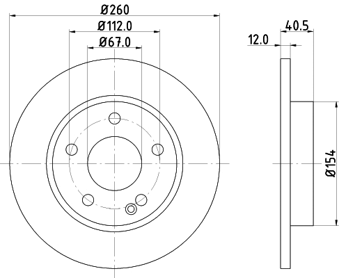 Brake Disc (8DD 355 105-971)